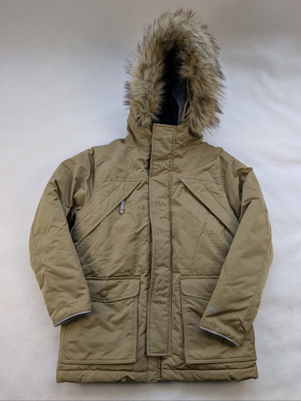 GAP Kids Boys Parka Jacket Coat ColdControl Winter Green Size L 10-11 NWOT